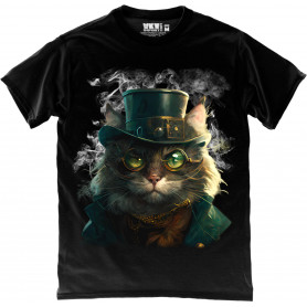 Steampunk Cat T-Shirt Steampunk Cat T-Shirt