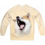 Akita Inu Dog Yawns Sweatshirt