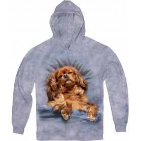 Happy Spaniel Sleeping Hoodie Happy Spaniel Sleeping Hoodie