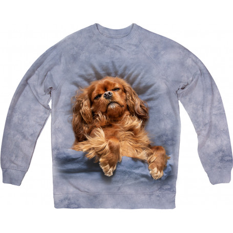 Happy Spaniel Sleeping Sweatshirt