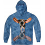 Basset Hound with his Ears Flying Upwards Hoodie