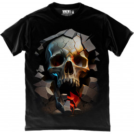 Skull Breakthrough Rocks T-Shirt Skull Breakthrough Rocks T-Shirt