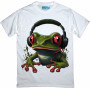Frog In Headphones T-Shirt
