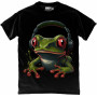 Frog In Headphones T-Shirt