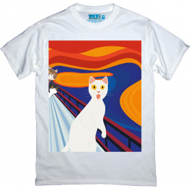 The Scream Cat T-Shirt The Scream Cat T-Shirt