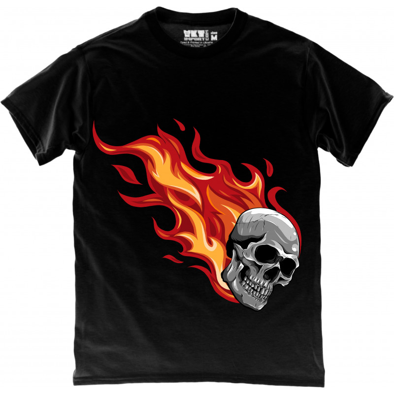 69SLAM☆FIRE SKULL JAXON SHORT SLEEVE T-SHIRT 半袖Ｔシャツ Fire Skull T-Shirt