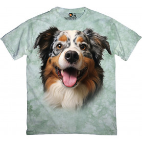 Australian Shepherd Smiling T-Shirt Australian Shepherd Smiling T-Shirt