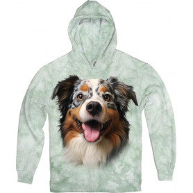 Australian Shepherd Smiling Hoodie Australian Shepherd Smiling Hoodie