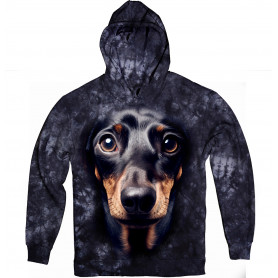 Dachshund Face Hoodie Dachshund Face Hoodie