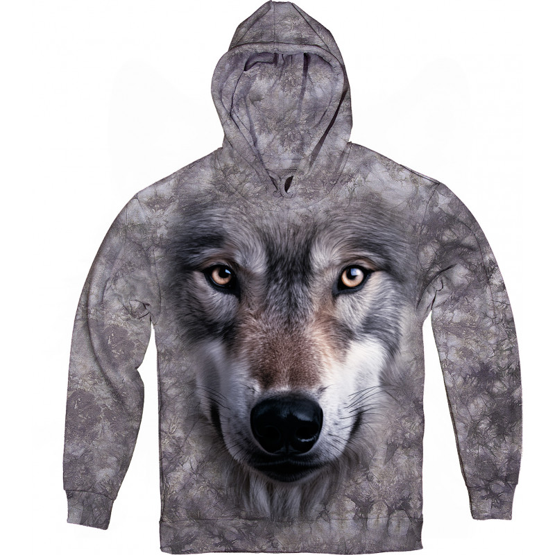 Wolf head hoodie sales