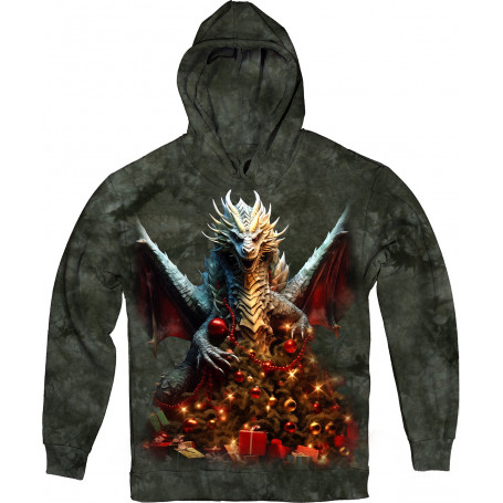 Dragon and Christmas Tree Hoodie