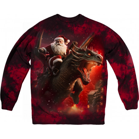 Santa Dragon Rider Sweatshirt