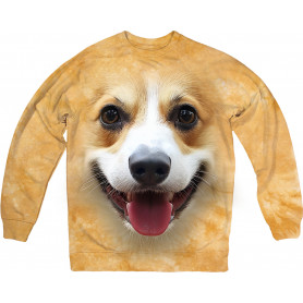 Welsh Corgi Big Face Sweatshirt Welsh Corgi Big Face Sweatshirt