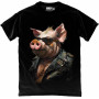 Pig Biker T-Shirt