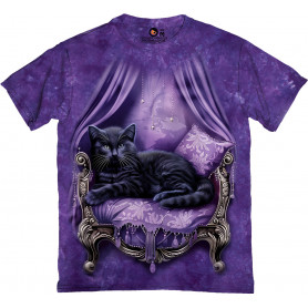 Black Cat on a Sofa T-Shirt Black Cat on a Sofa T-Shirt