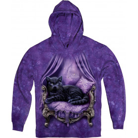Black Cat on a Sofa Hoodie Black Cat on a Sofa Hoodie