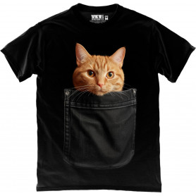 Cat Pocket T-Shirt Cat Pocket T-Shirt