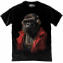Gorilla Wearing Headphones T-Shirt