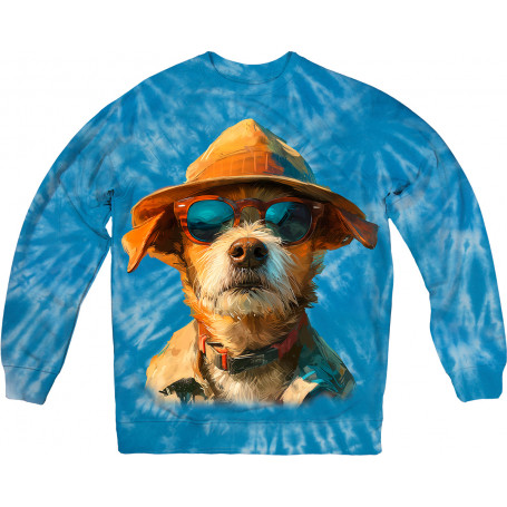 Dog on Holiday Sweatshirt