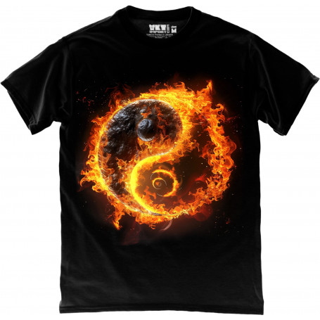 Fire Yin-Yang T-Shirt