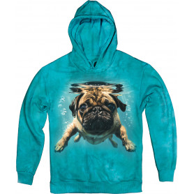 Underwater Pug Hoodie Underwater Pug Hoodie