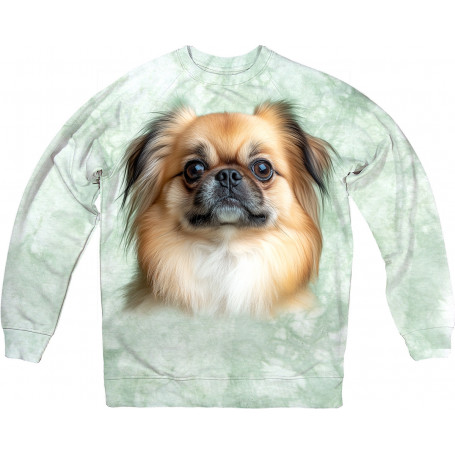 Dreaming Pekingese Face Sweatshirt