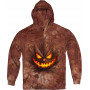 Spooky Leaf Glow – Halloween Pumpkin Hoodie