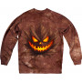 Spooky Leaf Glow – Halloween Pumpkin Sweatshirt