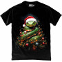 Holiday Hiss – Festive Snake Christmas T-Shirt