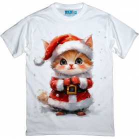Purrfect Santa Kitten T-Shirt Purrfect Santa Kitten T-Shirt