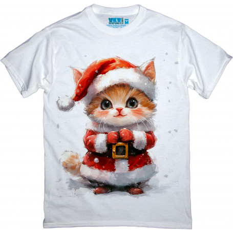 Santa Kitten Cheer T-Shirt