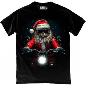 Santa Claws: Midnight Rider T-Shirt Santa Claws: Midnight Rider T-Shirt