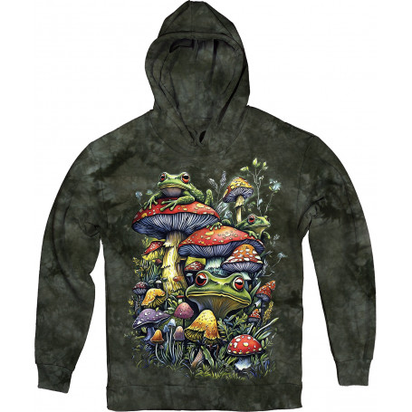 Frogs & Mushrooms Wonderland Hoodie