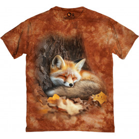 Cozy Sleeping Fox T-Shirt Cozy Sleeping Fox T-Shirt
