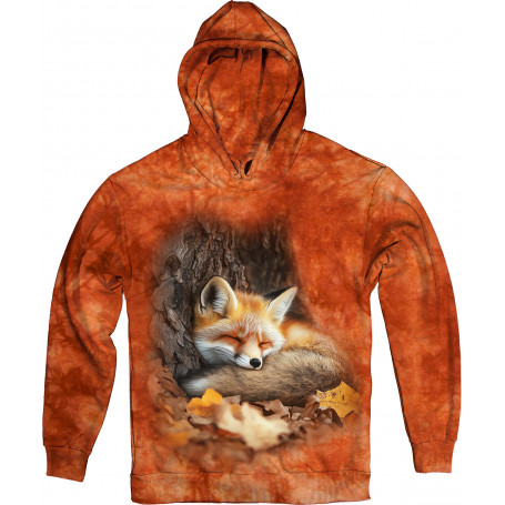 Cozy Sleeping Fox Hoodie