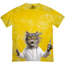 Dr. Meowstein – Licensed to Inject T-Shirt Dr. Meowstein – Licensed to Inject T-Shirt