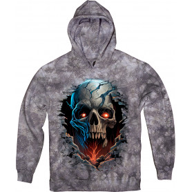 Dark Inferno Skull Hoodie