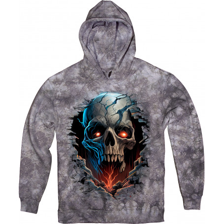 Dark Inferno Skull Hoodie