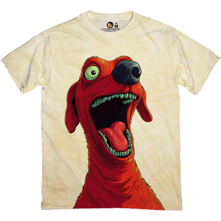 Crazy Red Dog T-Shirt