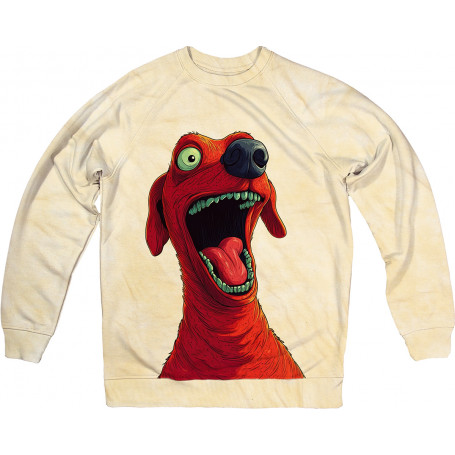Crazy Red Dog Sweatshirt