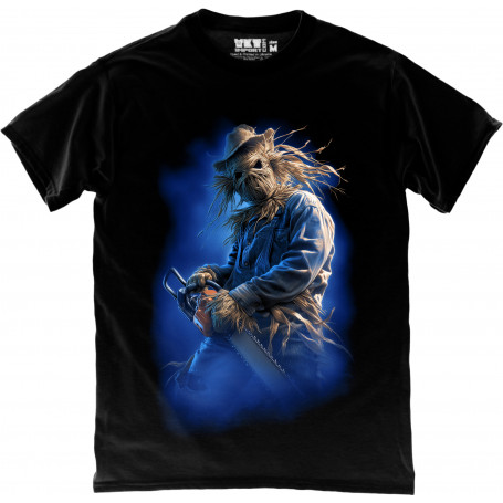 Midnight Scarecrow: Chainsaw Phantom T-Shirt