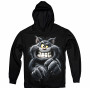 Evil Grin Cat Hoodie