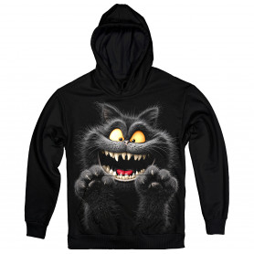 Crazy Cat Hoodie