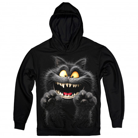 Crazy Cat Hoodie