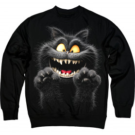 Crazy Cat T-Shirt Sweatshirt Crazy Cat T-Shirt Sweatshirt