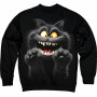Crazy Cat T-Shirt Sweatshirt