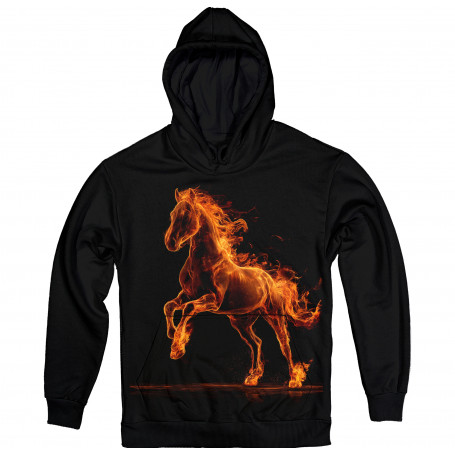 Flaming Horse – Power in Motion Hoodie
