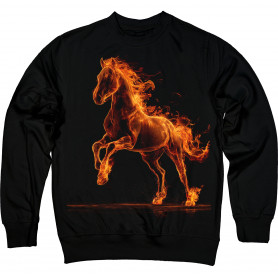 Flaming Horse – Power in Motion Sweatshirt