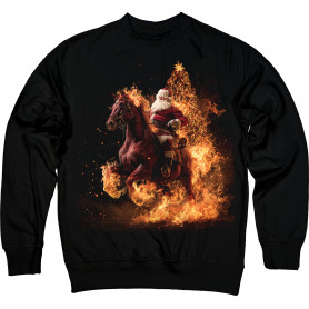 Santa Blaze – The Wild Christmas Rider Sweatshirt