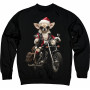 Biker Chihuahua Santa Sweatshirt